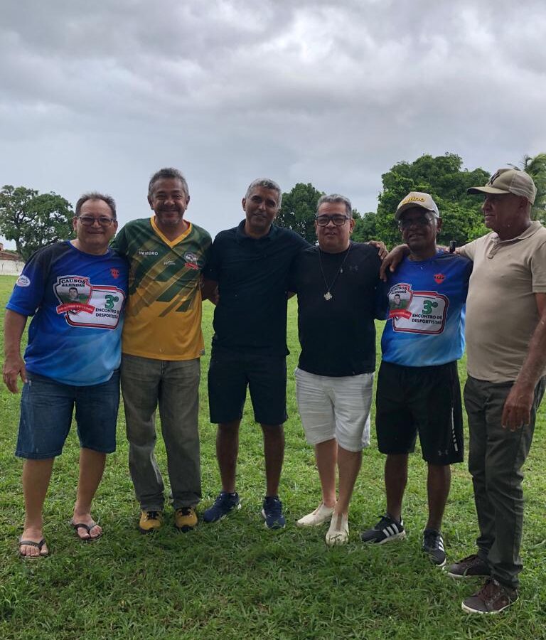 Amadeu Rodrigues participa de partida amistosa com a presença de vários ex-profissionais do futebol paraibano