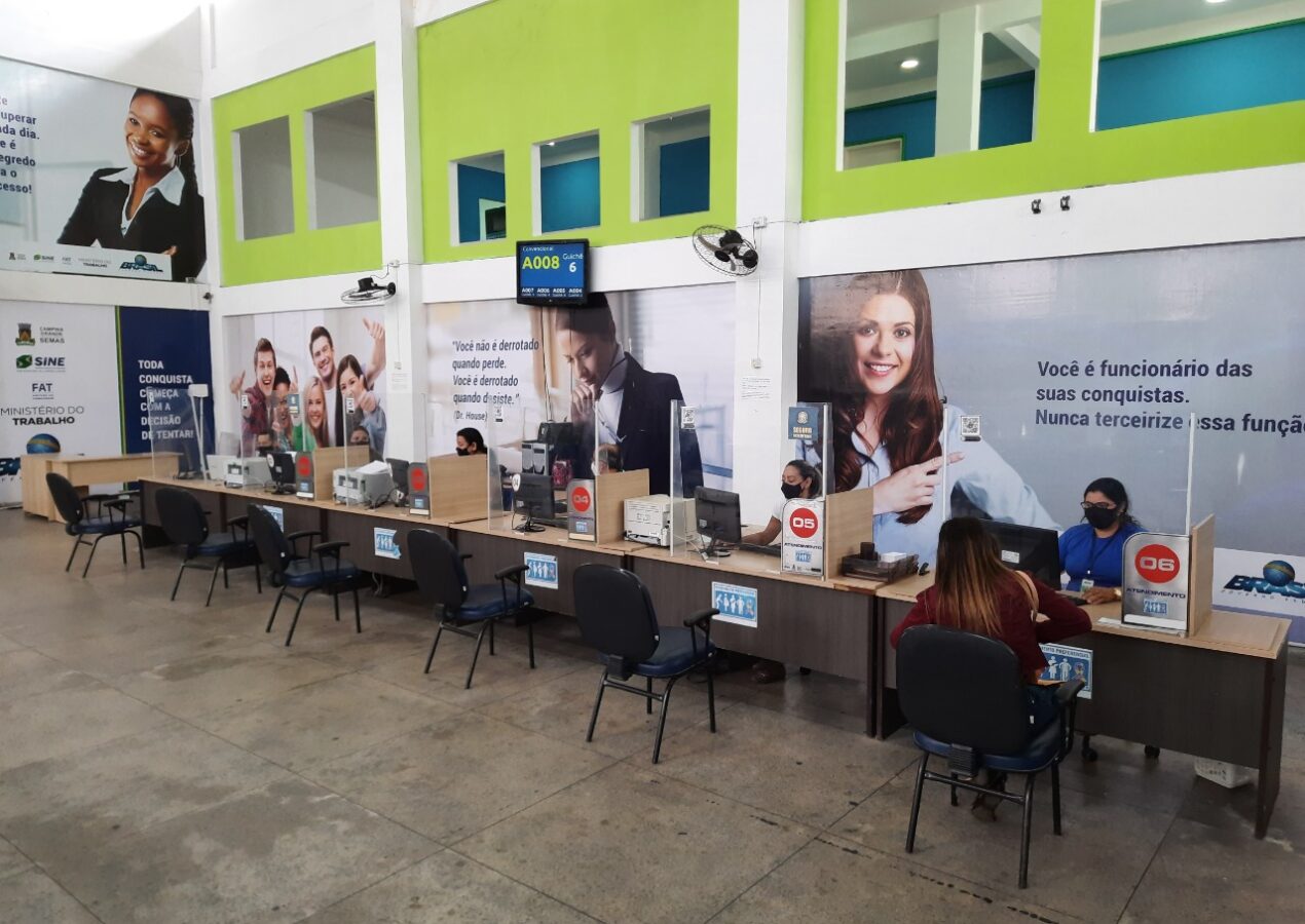Campina Grande inicia semana com 117 oportunidades de emprego no cadastro geral do Sine Municipal