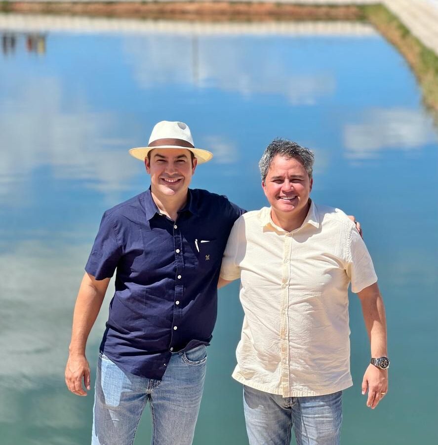 Em São José do Sabugi: Ao lado prefeito Segundo Domiciano, senador Efraim inaugura obra de saneamento