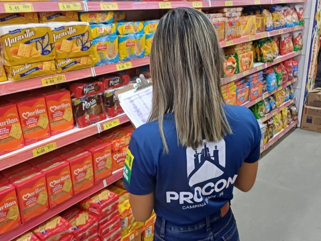 Preço da Cesta Básica Regional de Campina Grande sobe 2,11% em relação ao mês de junho, aponta Procon Municipal
