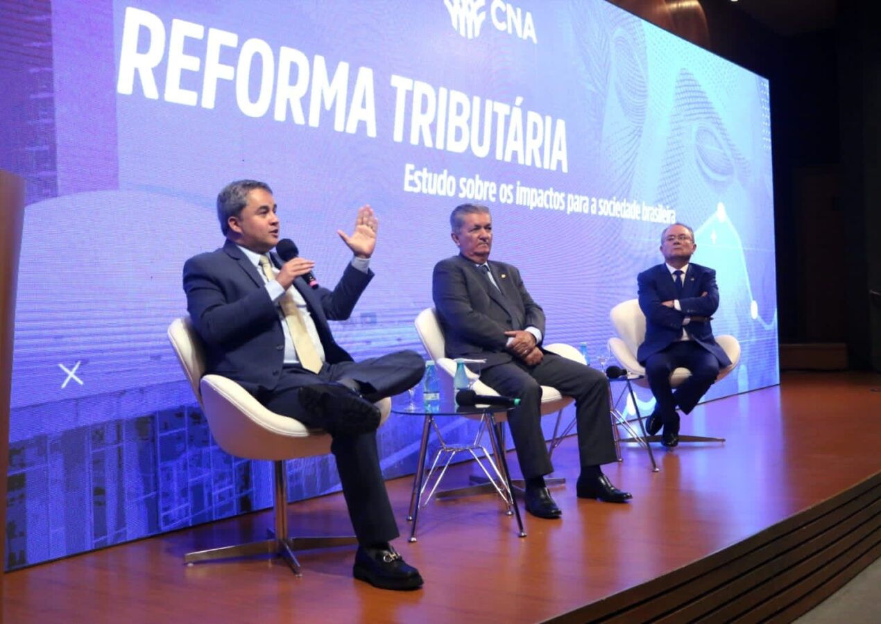 Efraim afirma que atual sistema tributário está ultrapassado, durante evento promovido pela CNA
