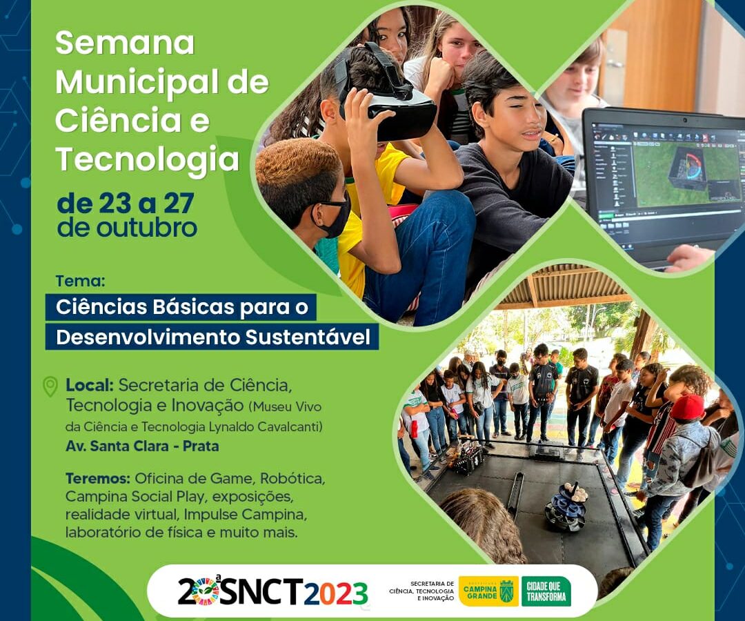 SECTI prepara a Semana Municipal de Ciência e Tecnologia em Campina Grande