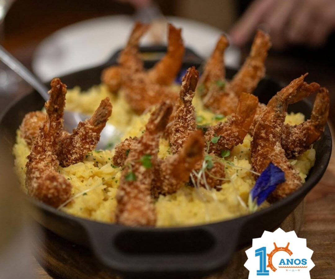 DO MAR PARA O PRATO: Estaleiro Restaurante comemora 10 anos com semana de promoção para clientes
