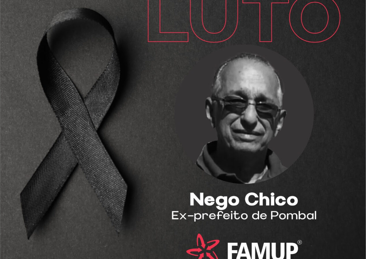 Famup lamenta morte do ex-prefeito de Pombal, Nego Chico, aos 78 anos