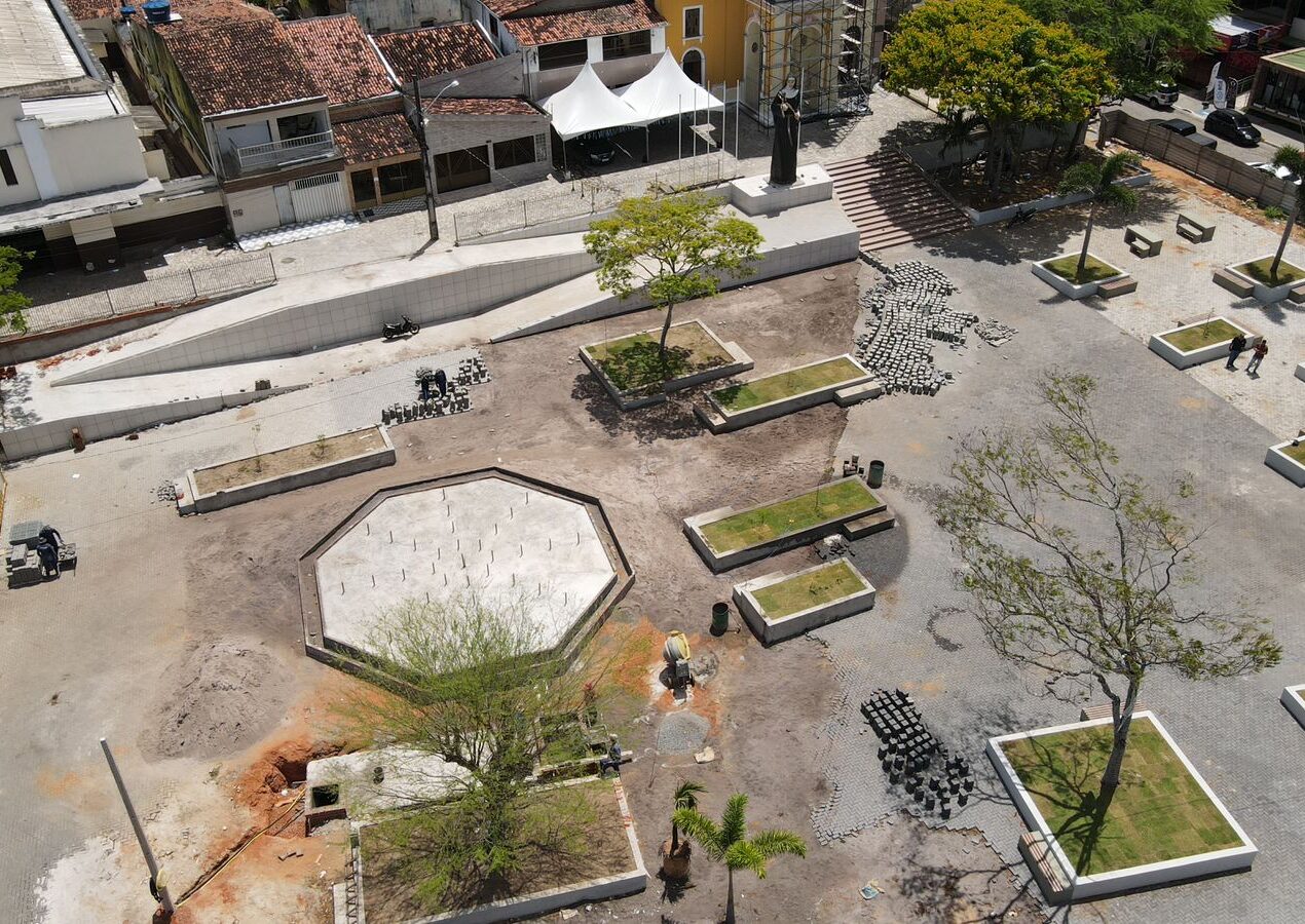 Prefeitura de Santa Rita inaugura nesta quinta-feira a Praça Getúlio Vargas
