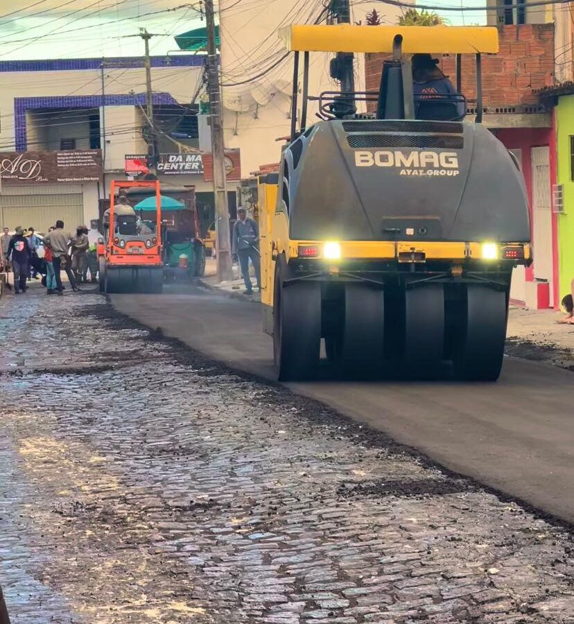 Emenda de R$ 3 milhões de Veneziano garante asfaltamento de 14 ruas de São José da Mata, Galante e Bairro das Nações, em Campina Grande