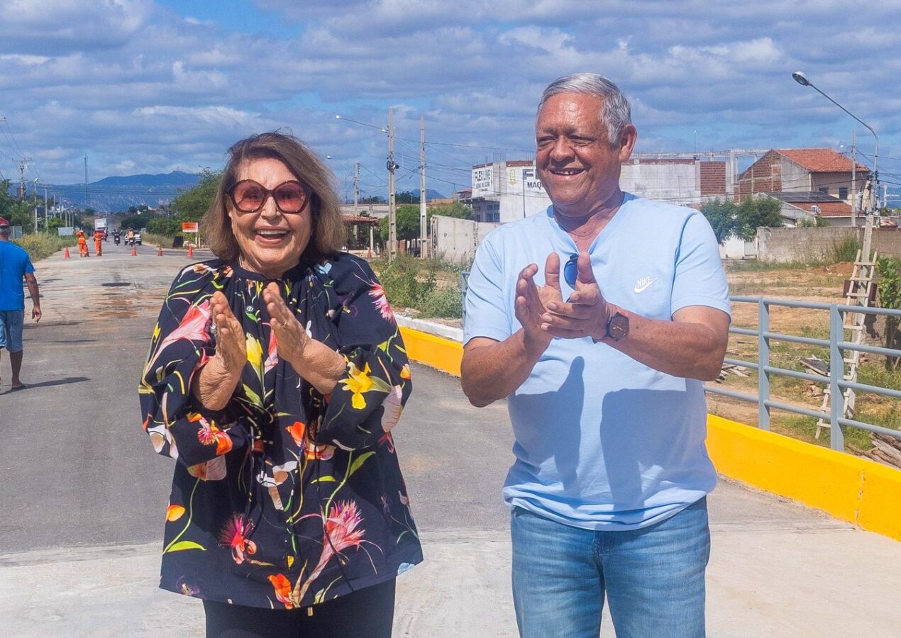 Deputada Francisca Motta acompanha liberação do tráfego na nova ponte do sangradouro do Jatobá, em Patos