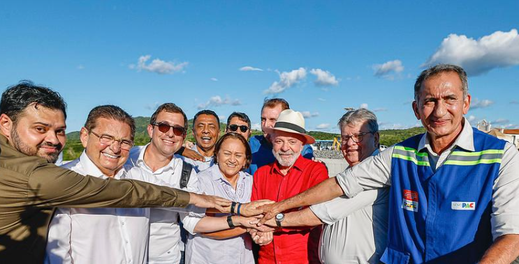Adriano Galdino celebra entrega de trecho do Ramal Apodi da Transposição no Sertão paraibano