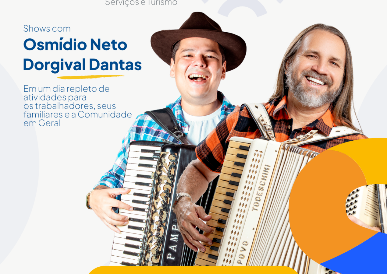 Dorgival Dantas encerra Semana S do Comércio em João Pessoa com show gratuito no Parque da Lagoa