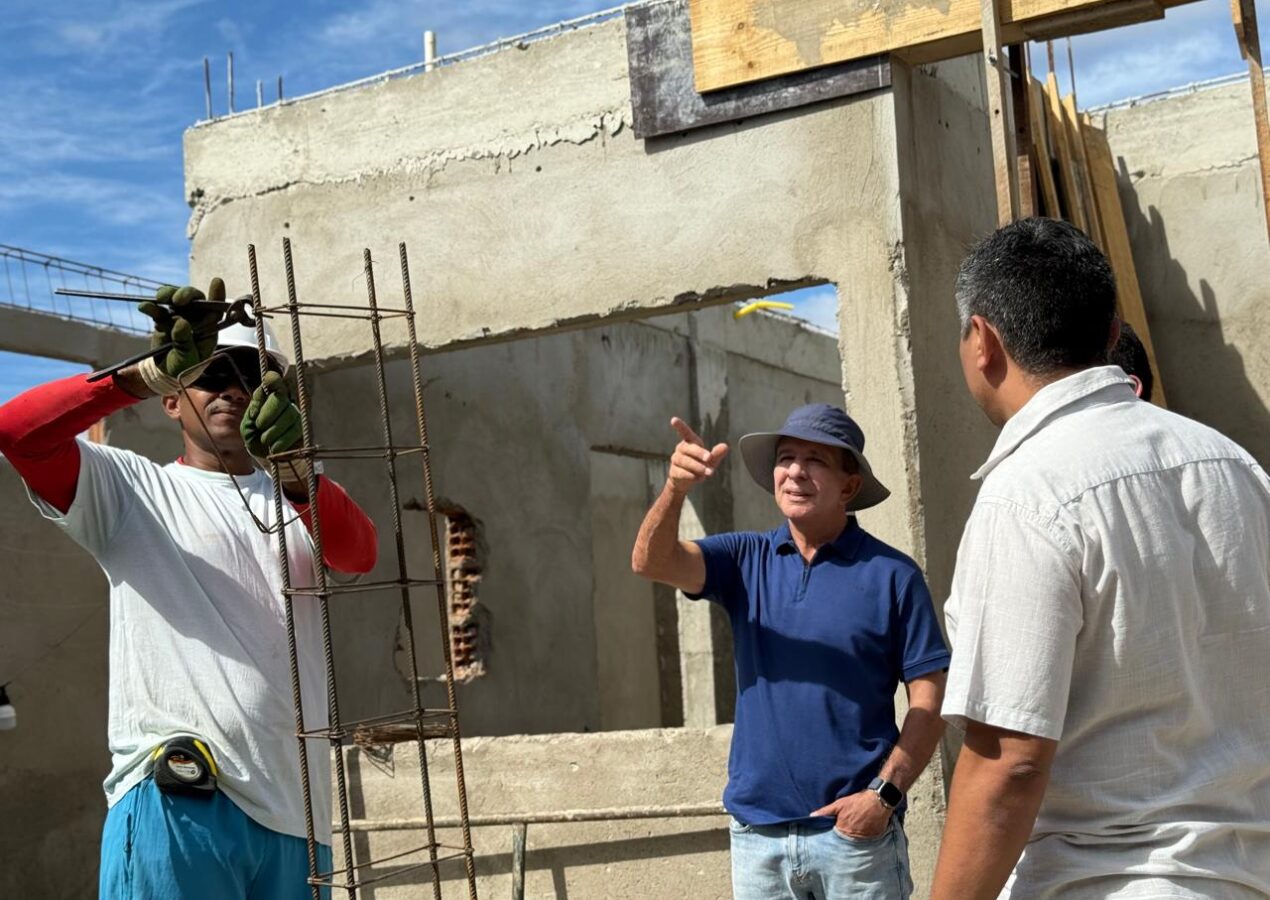 Obras do distrito de Santa Gertrudes avançam e UBS será a maior construída pela Prefeitura de Patos
