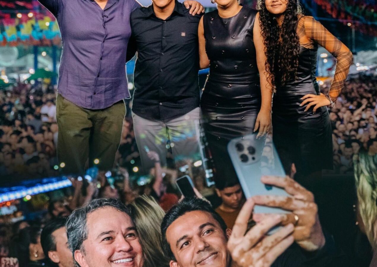 Efraim Filho prestigia São João de Santa Rita e recebe recado de Xand Avião para 2026