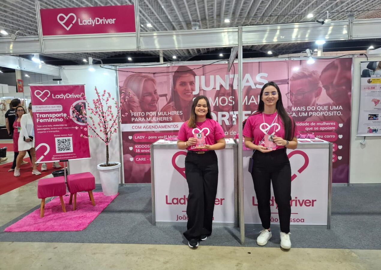 Aplicativo de transporte Lady Driver participa pela primeira vez da Multifeira
