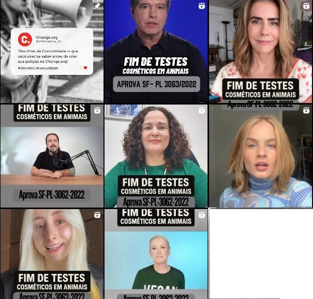 Artistas e ativistas manifestam apoio ao projeto relatado por Ruy que estabelece fim de testes de cosméticos em animais