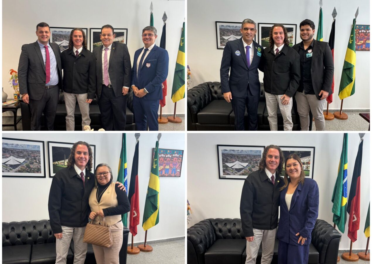 Em Brasília, Veneziano recebe Prefeitos de Alagoa Grande, Passagem, Mari e Desterro, que reafirmam gestos de continua parceria com o senador