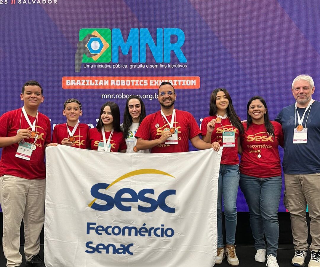 Escola Sesc Dom Ulrico recebe medalha de honraria mundial na Robocup, na categoria MNR