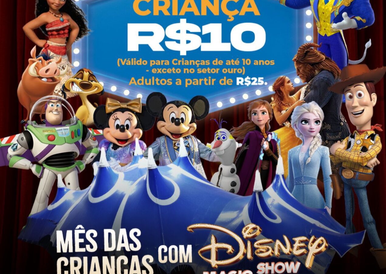 Circo Kroner apresenta Disney Magic Show em Campina Grande