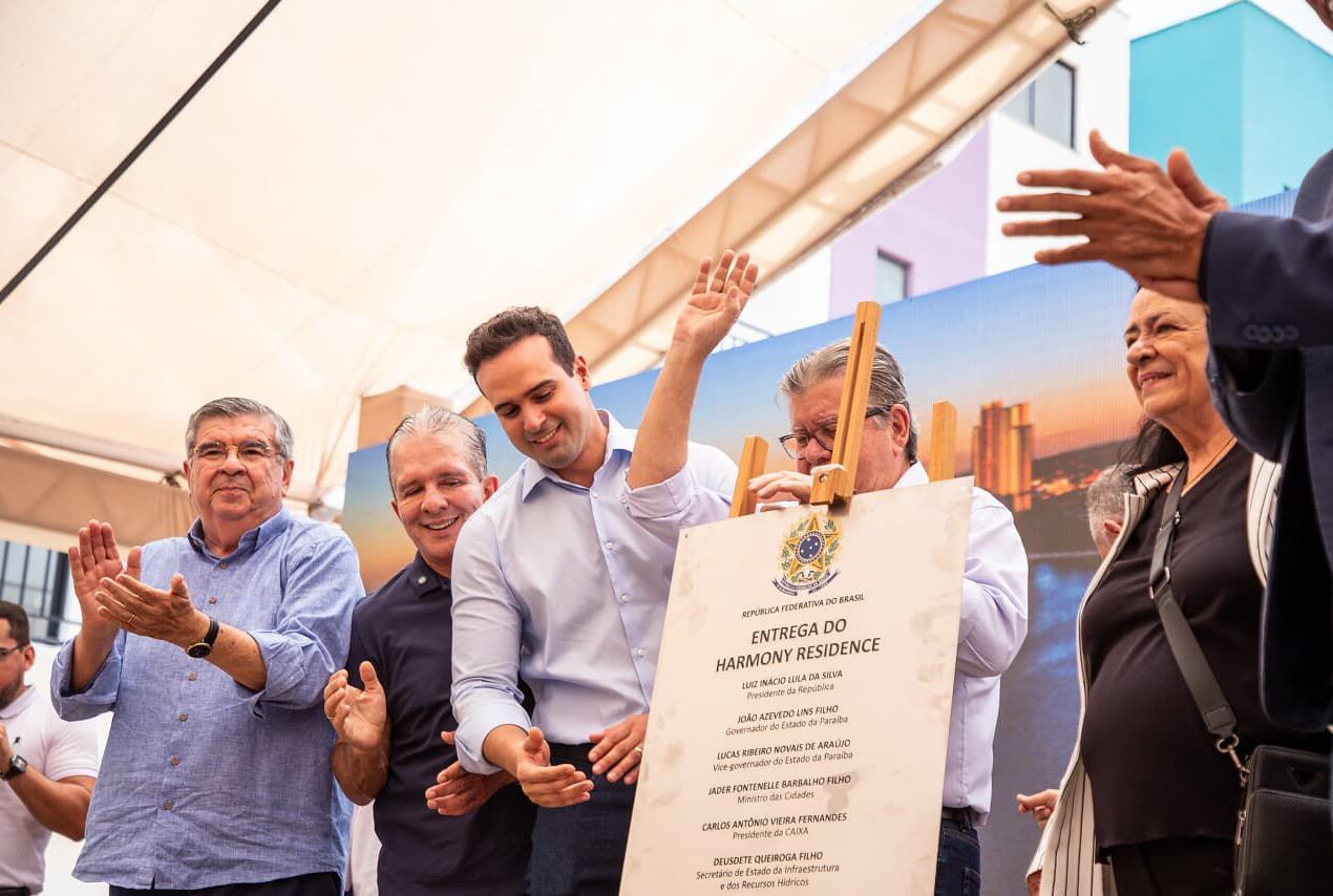 Ao lado de João e Lucas, Nabor participa de agenda em Campina Grande