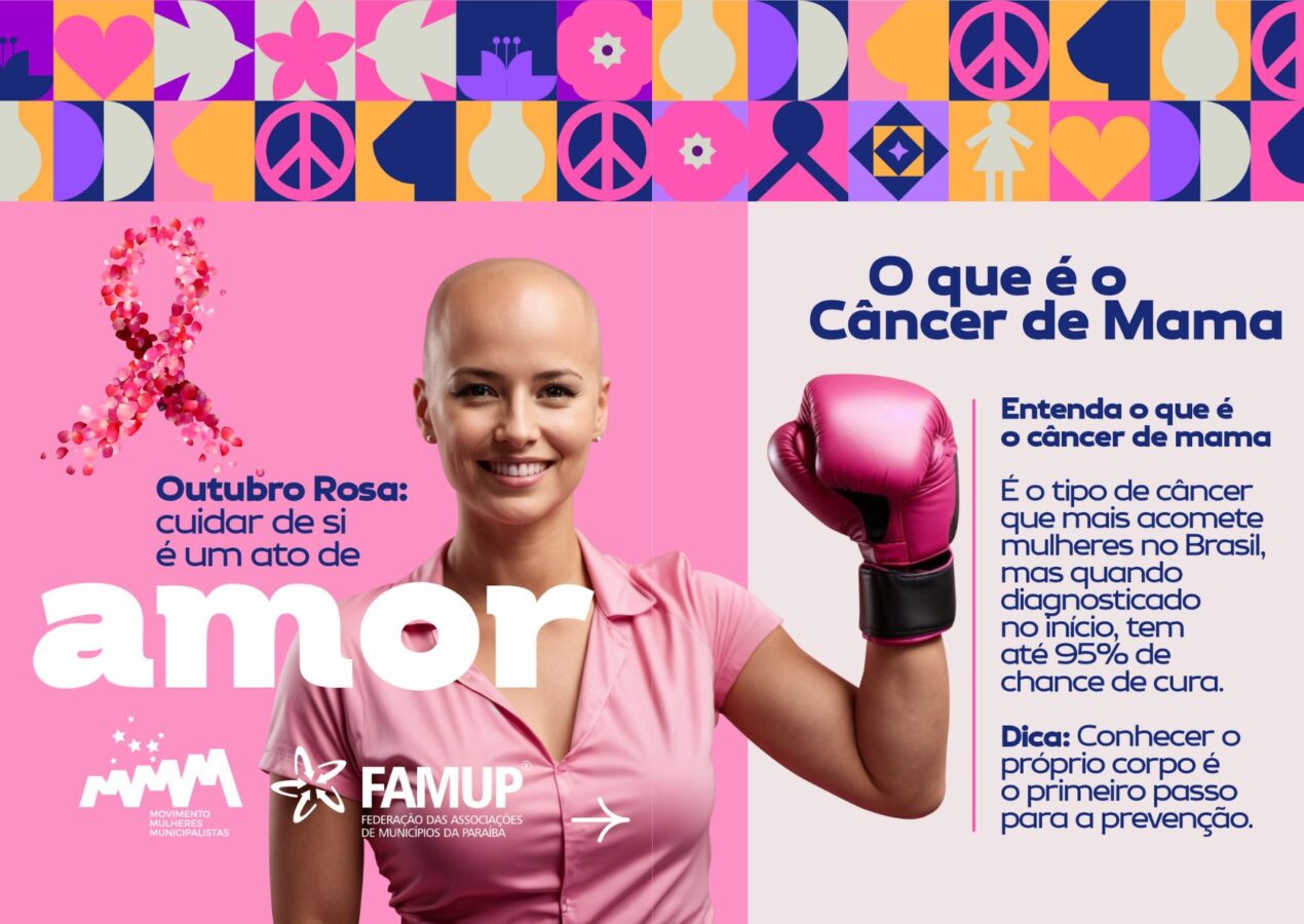 Famup faz alerta sobre o câncer de mama e reforça importância de mobilização nos municípios no combate à doença