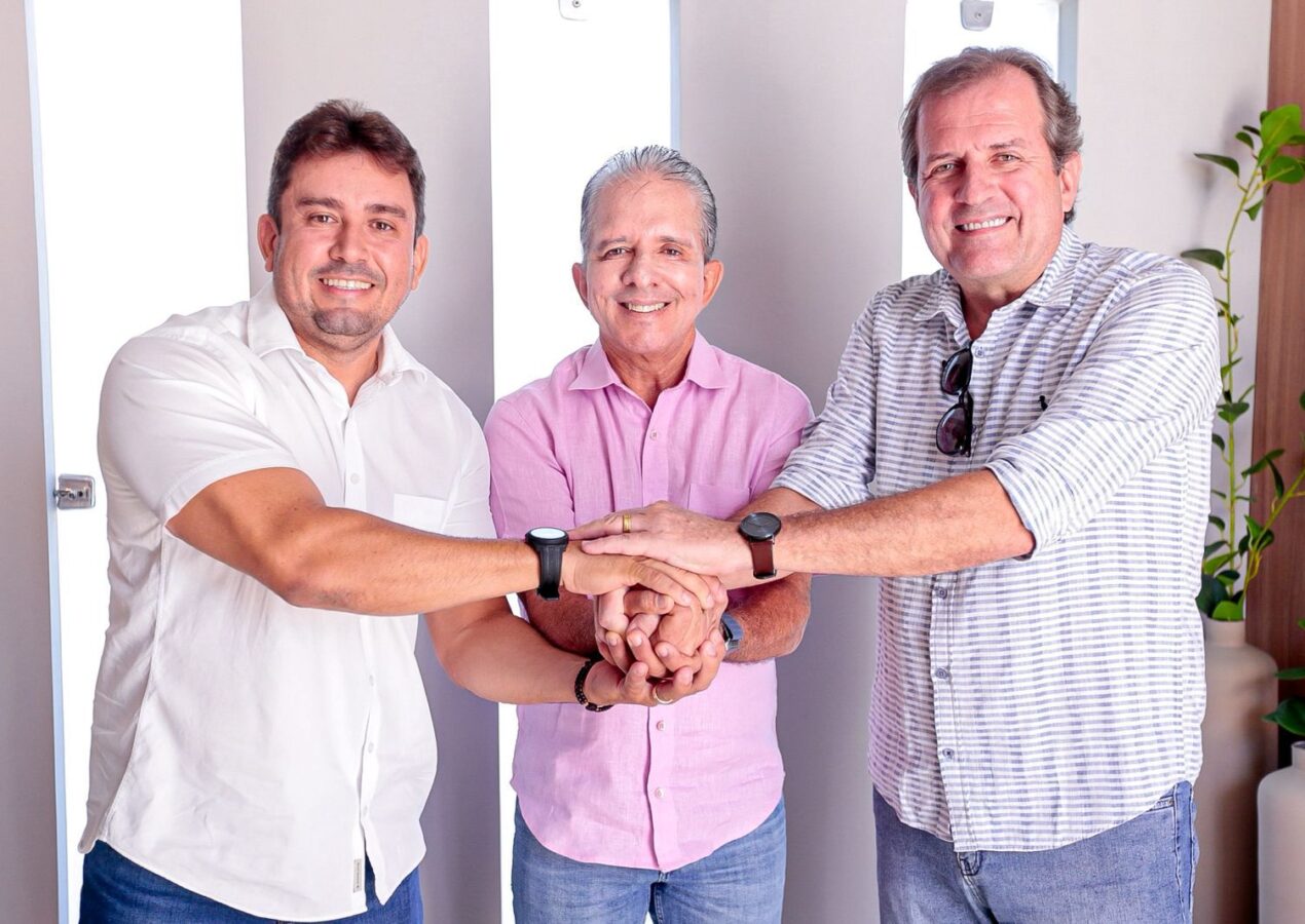 Pré-candidatura de Nabor Wanderley ao Senado fecha apoio do prefeito de Sousa, Helder Carvalho, e de Fábio Tyrone