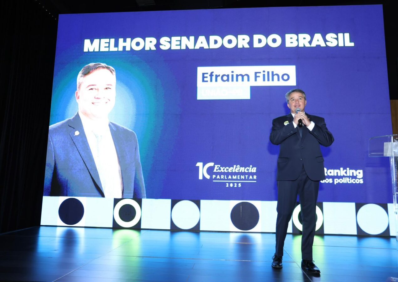 Efraim é eleito “Melhor Senador do Brasil” pelo Ranking dos Políticos