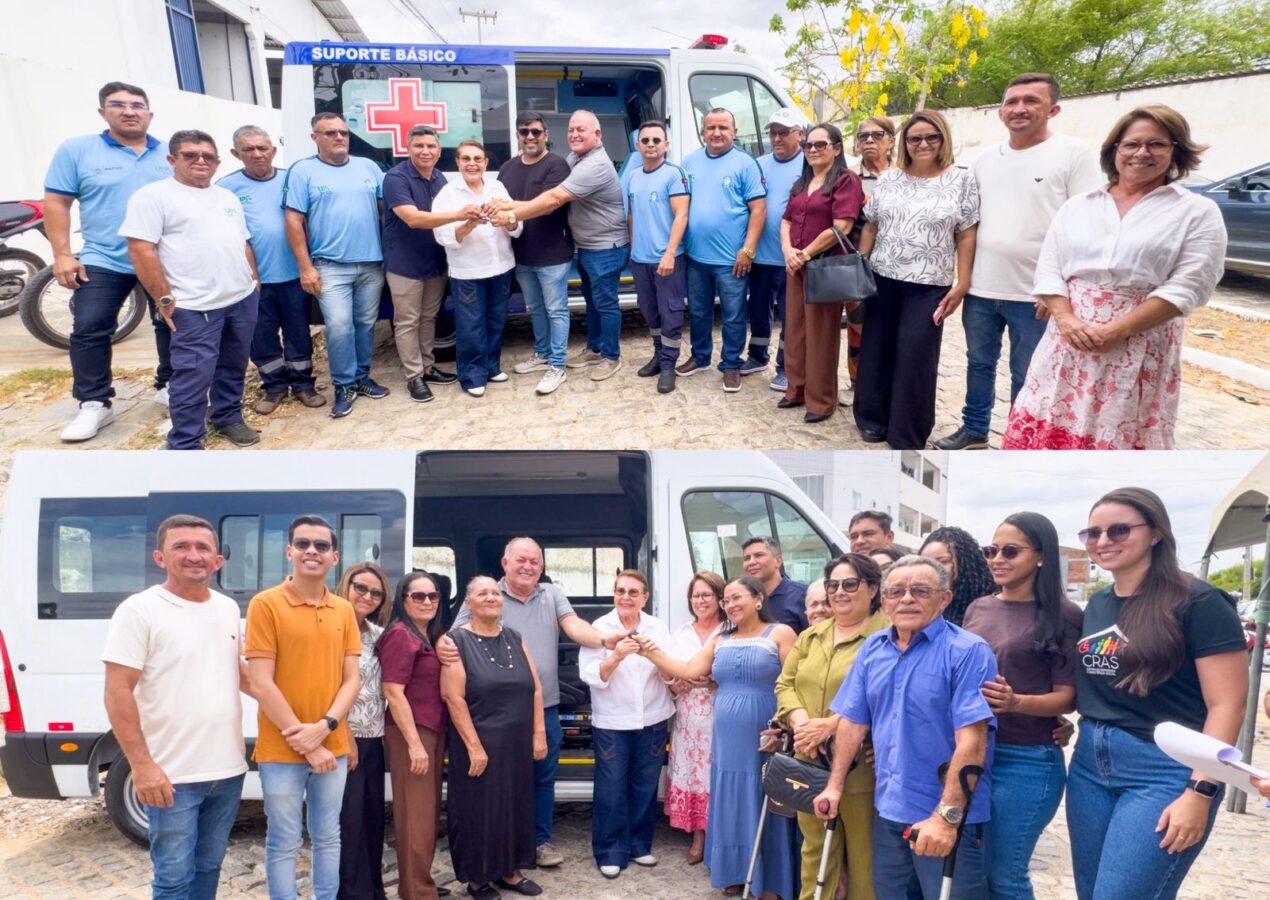Francisca Motta intensifica entregas no Sertão com inaugurações em Olho D’Água e novos veículos para Patos