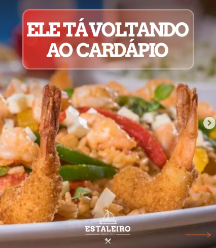 VEM NOVIDADE POR AÍ: Estaleiro Restaurante traz de volta o ‘Paranaguá’ para o cardápio