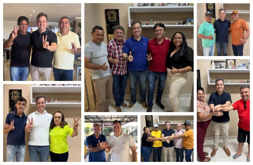 Júnior Araújo amplia base política e recebe novos apoios em diversas regiões da Paraíba