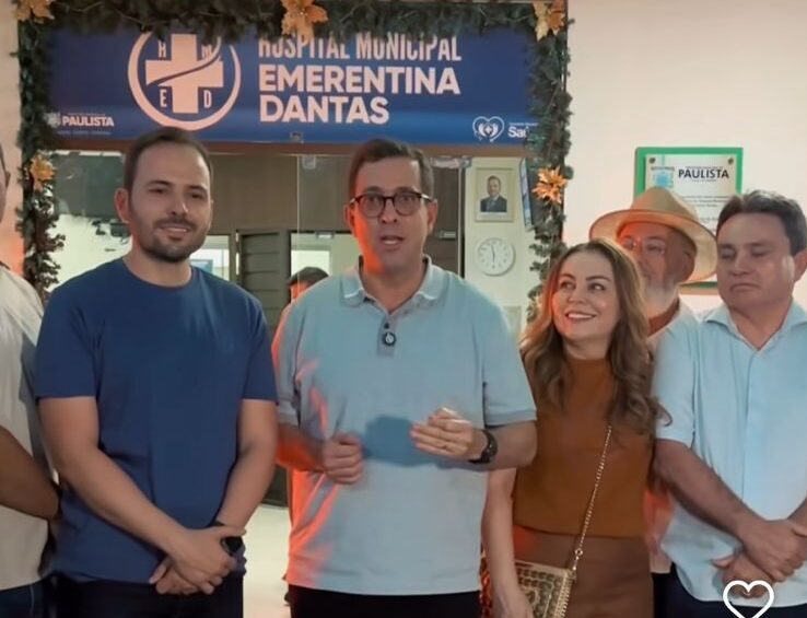 Emendas de Gervásio garantem obras de pavimentação e reforma em unidade hospitalar na cidade de Paulista