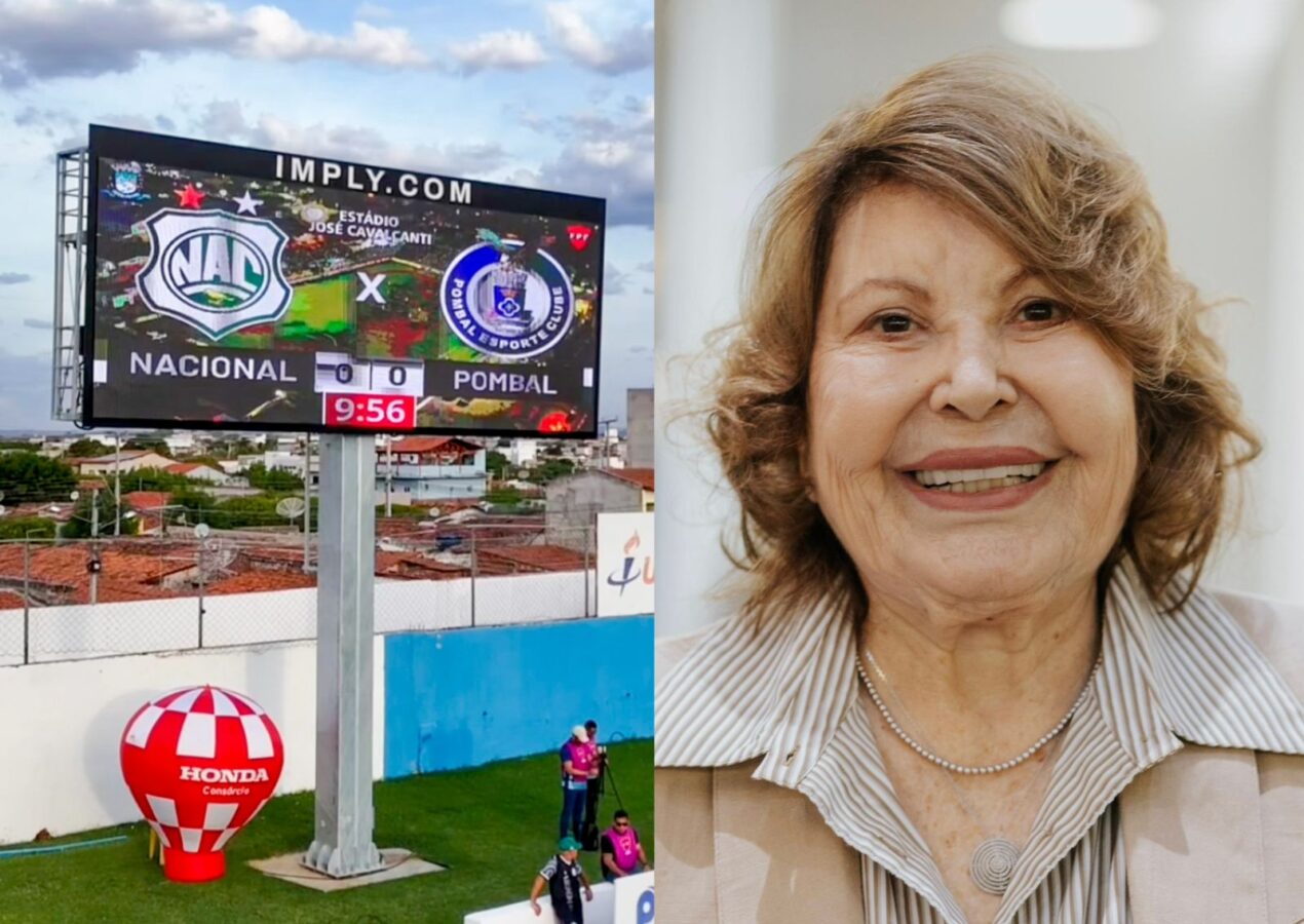 Francisca Motta destaca conquista da torcida com a estreia do novo telão no Estádio José Cavalcanti