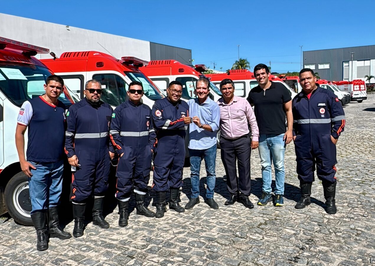 Nabor Wanderley agradece Governo Federal por envio de 38 ambulâncias para a Paraíba; Patos recebeu quatro unidades