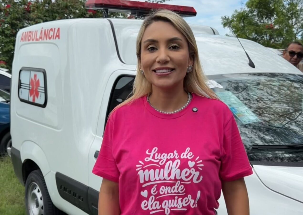 Vereadora Gabi de Laninho agradece à deputada Francisca Motta por ambulância destinada a Gurinhém