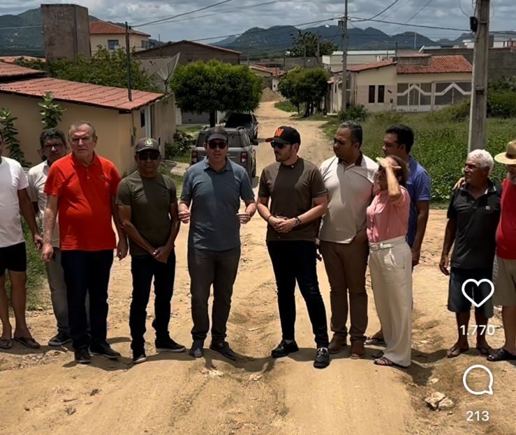 Com recursos de Gervásio Maia, Paulista recebe obra de pavimentação de R$ 2 milhões