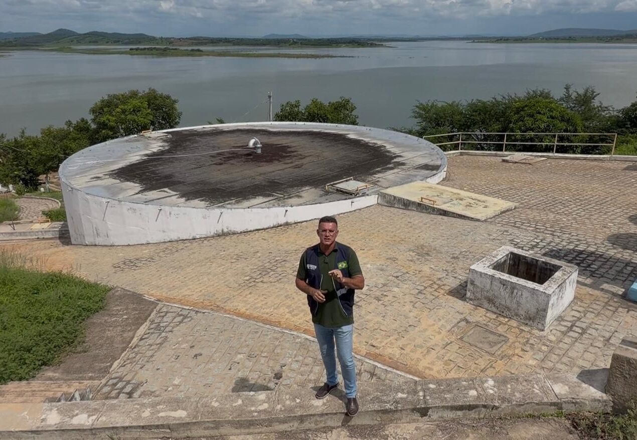 Sargento Neto realiza vistoria no Açude de Coremas, alvo de ação do MPF por problemas estruturais