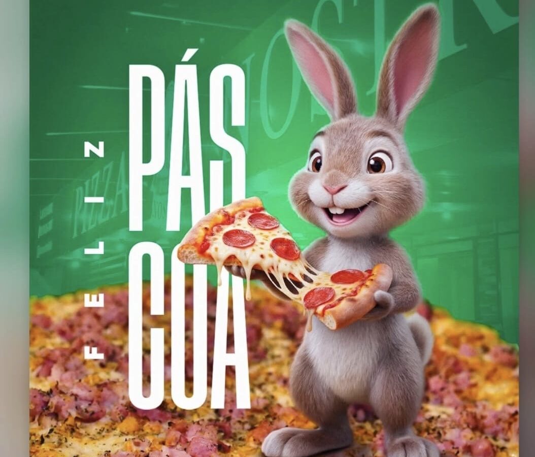 Nesta Páscoa aproveite a variedade do rodízio da Pizza Nostra, nos Bancários