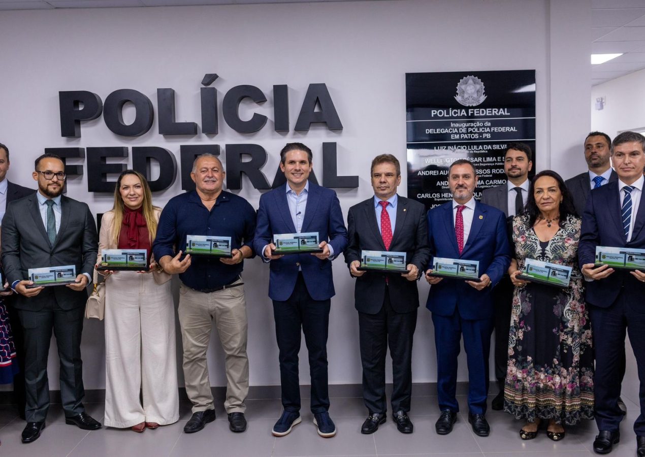 Hugo Motta destaca fortalecimento da segurança pública na inauguração da nova sede da Polícia Federal em Patos