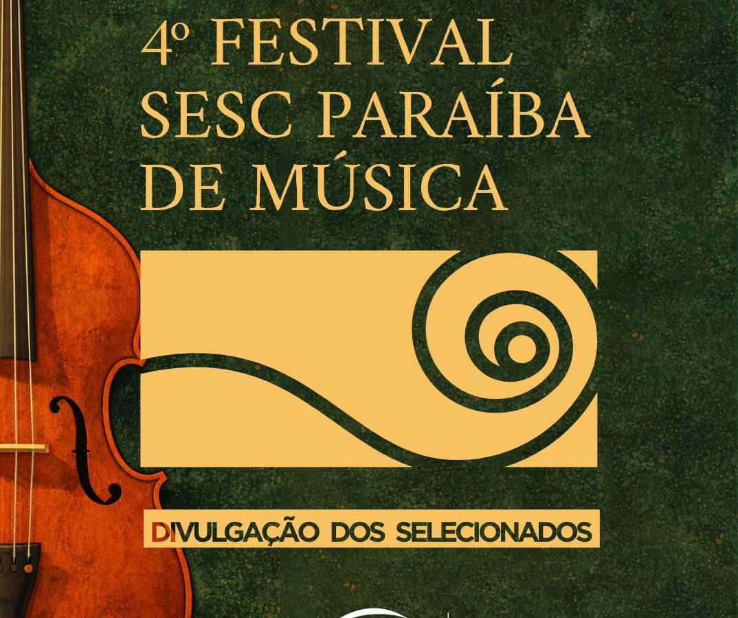 Festival Sesc Paraíba de Música divulga lista de selecionados para edição 2026