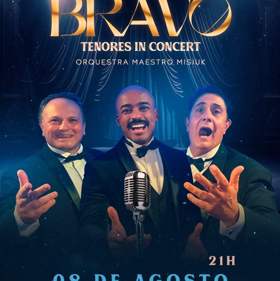 “Bravo Tenores In Concert” chega a João Pessoa com espetáculo que une música italiana, ópera e grandes clássicos internacionais