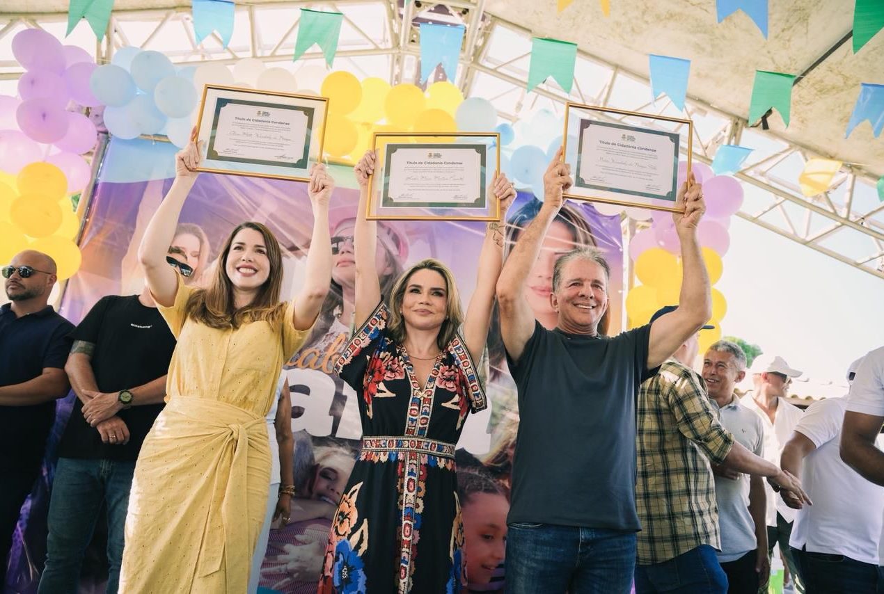 Olívia Motta, Nabor Wanderley e Karla Pimentel recebem Título de Cidadania Condense e reforçam compromisso com o município