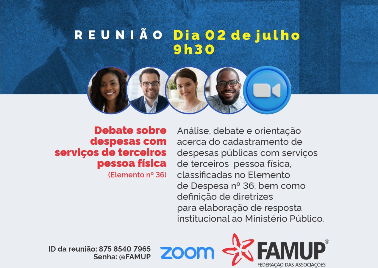 Famup promove debate sobre ‘Despesas com Serviços de Terceiros – Pessoa Física’ nesta quinta-feira