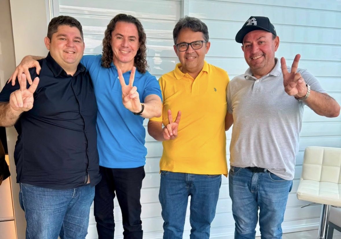 Veneziano recebe apoio à sua reeleição do presidente da Câmara e vereadores de São Bento