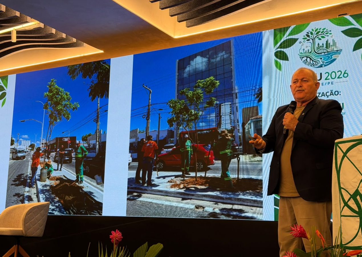 Prefeito Jacob apresenta experiências e projetos de Patos em congresso nacional de arborização urbana no Recife