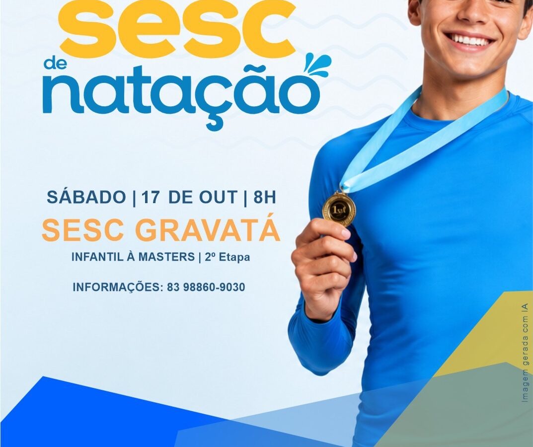 Sesc Paraíba promove 2ª Etapa do Festival de Natação no Sesc Gravatá
