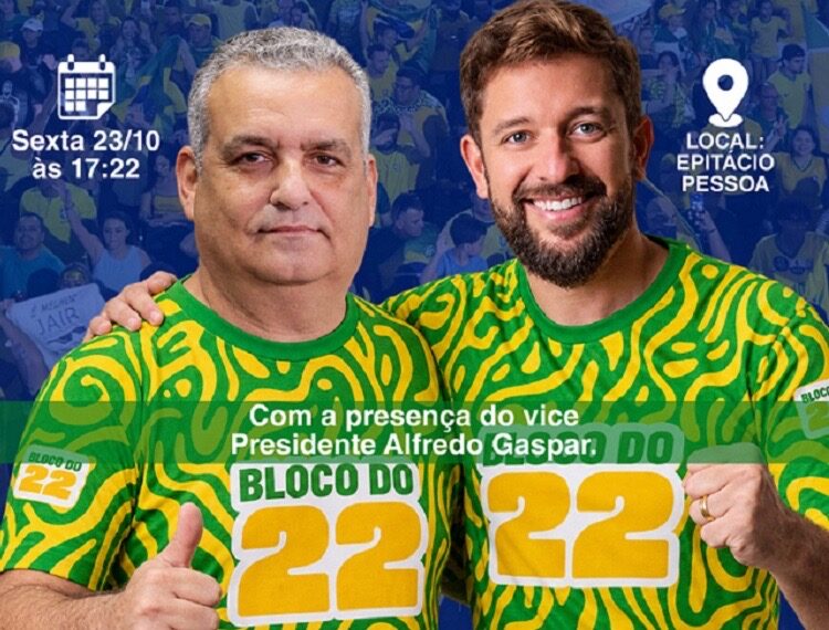 SEXTA-FEIRA É DIA DE BLOQUINHO 22: mobilização acontece às 17h22 na Avenida Epitácio Pessoa